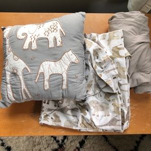Pottery Barn Kids sheet and pillow